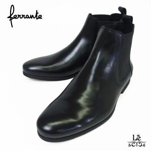 FERRANTE（フェランテ） スエード ローファー ISEO イセオ ブラック 黒