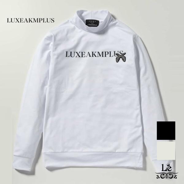 LUXEAKMPLUS × roar リュクスエイケイエムプラス ゴルフ モックネック 長袖 カット...