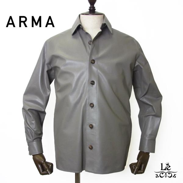 アルマ レザーアウター ARMA LUSH フェザーラムスキン レザージャケット メンズ シャツ ア...
