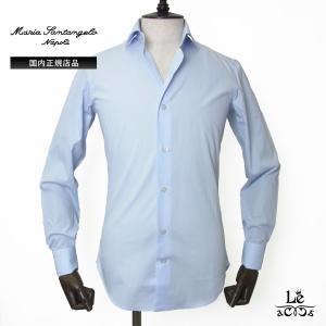 BARBA（バルバ） コットンリネン シャツ 長袖 セミワイドカラー NEW