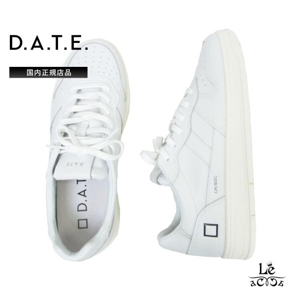 DATE デイト D.A.T.E. メンズ スニーカー ローカット レザー インソール ホワイト C...