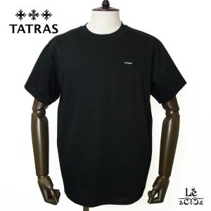 TATRAS タトラス Tシャツ SELO セロ 半袖 クルーネック カットソー MTAT24S8195-M ロゴ ブラック  メンズ  春夏 国内正規品 19800 【送料無料】｜mejiroleacca