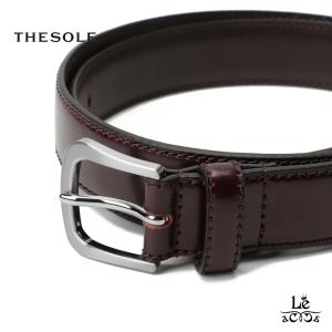 【未使用】KTルイストン マホガニーコードバンベルト KTルイストン コードバンレイヤードベルト 30mm マホガニー（K.T.