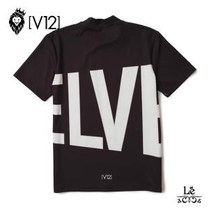 V12（ヴィ・トゥエルヴ） ゴルフ メンズ モックネック 半袖 シャツ LX