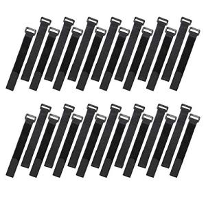 結束マジックテープ 30本入り 結束バンド 面ファスナー ケーブル用 結束バンド 配線コード まとめ整理 粘着タイプ ケーブルコード収納 デスク配線