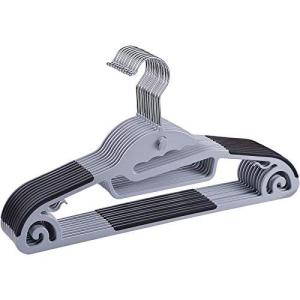 tkone ハンガー 10本組 衣類ハンガー 多機能収納 hanger 超薄型 すべらない 洗濯ハンガー 物干しハンガー 頑丈なハンガー 360度回転