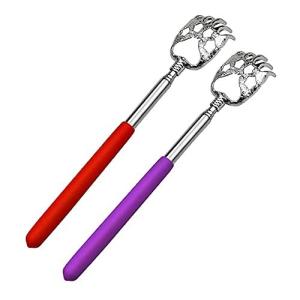 孫の手 伸縮 まごのて 背中かく棒 指示棒 ステンレス製 伸縮自在 長さ調節22~58cm 携帯利便