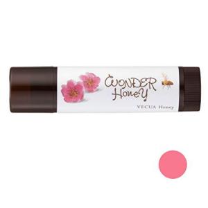 ベキュア ハニー ワンダーハニー 色づくジューシー蜜リップ 桃花 リップクリーム 4g