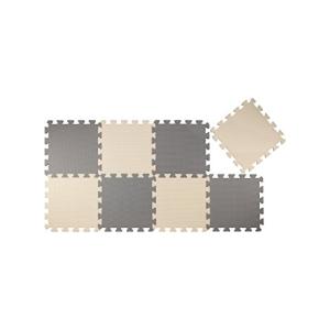 CBジャパン ジョイントマット 厚め 12mm カラーマット クッキークリーム 30x30センチメートル