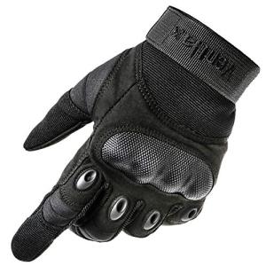 タクティカル グローブ サバゲー 様々なアクティビティに最適 フルフィンガー タイプ ブラック