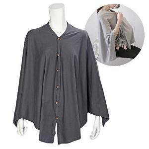 hanano 3WAY 授乳ケープ ストール ポンチョ 360度 カバー ナーシングケープ コットン生地