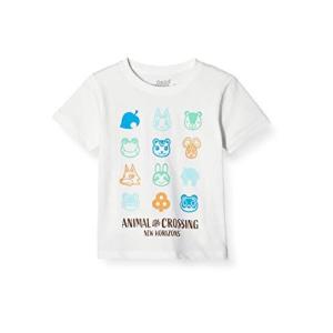 Tシャツ 半袖 キッズ アイコン あつまれどうぶつの森 どう森 グッズ ホワイト 110