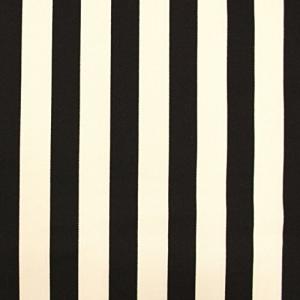 手芸のいとや 生地 ストライプ ツイル 色部分約20mm幅 ブラック 生地幅-約110cm×1.5mカット 綿100%