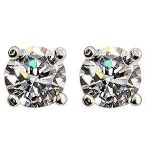 LEAKOKUA ピアス レディース 最高級 ジルコニア 人気 シルバー925 一粒 メンズ シンプル )