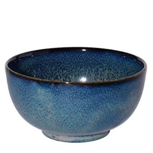みのる陶器 Minorutouki 丼 窯変紺 直径16cm