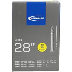 SCHWALBE(シュワルベ) 【正規品】プレスタ 700×18/28Cチューブ 仏式 60mmロングバルブ 15SV-E.L｜meki5