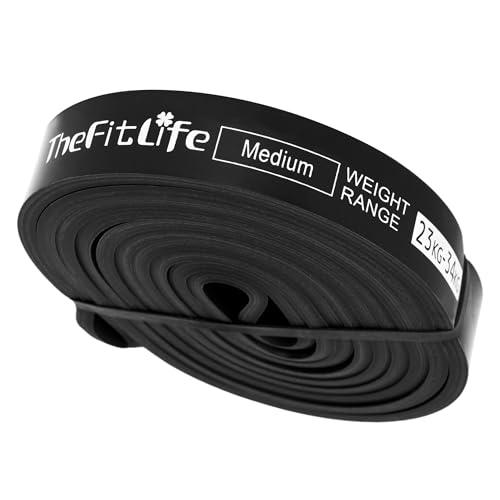 TheFitLife トレーニングチューブ 筋トレチューブ 懸垂チューブ (ブラック)
