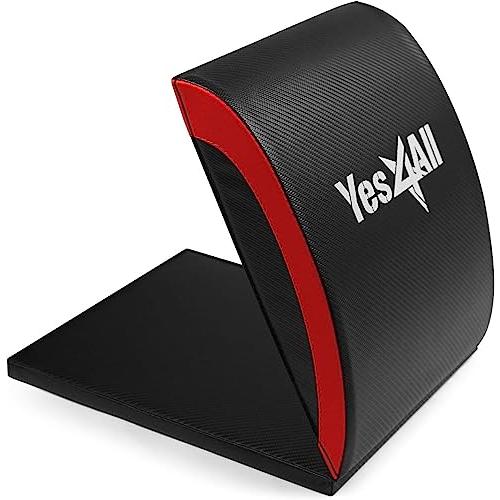 イエスフォーオール(Yes4All) 腹筋マット アブマット アブクッション レッド 長さ72cm×...