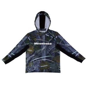 メガバス GAME HOODIE(ゲームフーディ) REAL CAMO (M)｜meki5