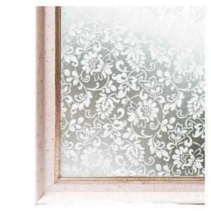 CottonColors 窓用フィルム 目隠しシート 窓ガラスフィルム 何度も貼直せる 紫外線カット 90x200cm のり無し ステンドグラス プラ