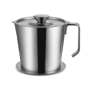 オイルポット  18-8ステンレス あぶらこし 油保存容器 油こし器 キッチン用品