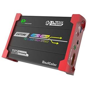 Basicolor3219 キャプチャーボード switch対応 超低ラグUSB3.0キャプボ ゼロラグ4Kパススルー スイッチPS5 PS4カメラM