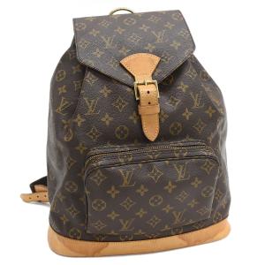 セール ルイヴィトン モンスリ GM バックバック リュックサック M51135 モノグラム ブラウン LOUIS VUITTON｜melcastcom