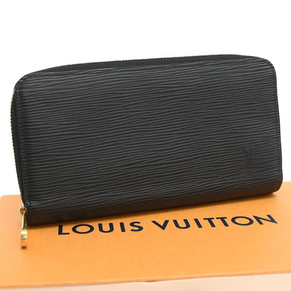 ルイヴィトン ジッピーウォレット 長財布 M68755 エピ レザー ブラック LOUIS VUIT...