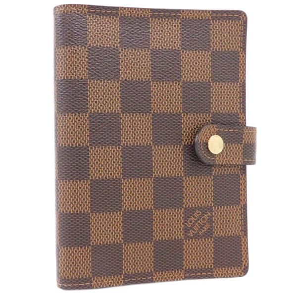 ルイヴィトン 手帳カバー アジェンダPM R20700 ブラウン系 PVC ダミエ お洒落 お出掛け...