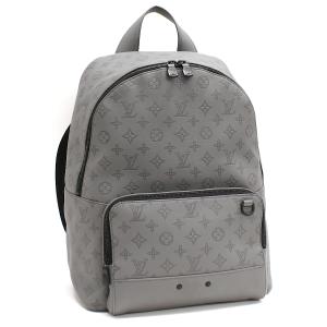 ルイヴィトン レーサーバッグパックリュックサック M46105 モノグラムシャドウ レザー グレー LOUIS VUITTON