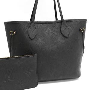 新品同様 ルイヴィトン ネヴァーフルMM トートバッグ M45685 モノグラムアンプラント レザー LOUIS VUITTON