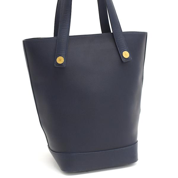 エルメス ソルボンヌ トートバッグ ○W刻 レザー ネイビー ゴールド金具 HERMES Sorbo...