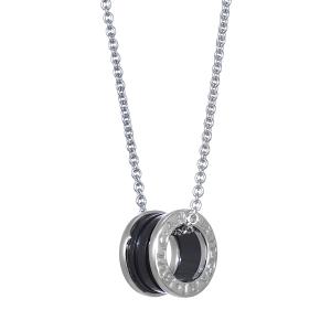 新品同様 ブルガリ セーブザチルドレン ビーゼロワン ペンダント ネックレス シルバー 925 ブラックセラミック BVLGARI