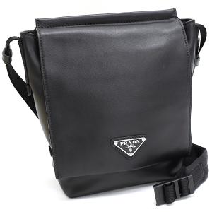 PRADA プラダ トライアングルロゴ ウエストポーチ ボディバッグ ナイロン NERO 黒 ブラック シルバー金具 国内アウトレット購入品 2VL001 PRADA（プラダ） トライアングルロゴ ウエストポーチ ボディバッグ