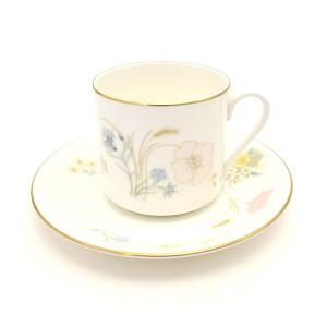 新品同様 ロイヤルドルトン コーヒーカップ&ソーサー 陶磁器 ホワイト×フラワー FLIRTATION 1客｜melcastcom