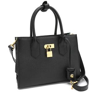 サマンサタバサ 2wayトートバッグ サマンサヴィリエ レザー ブラック ゴールド金具 Samantha Thavasa