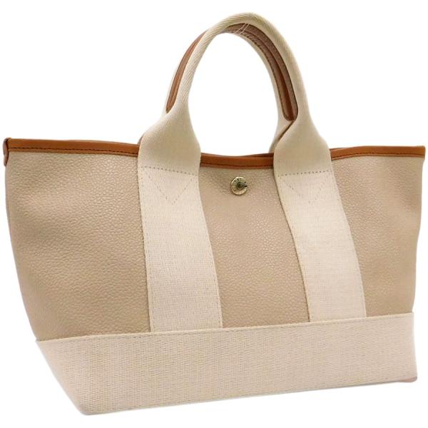 トプカピ ブレス ハンドバッグ ベージュ系 PVC 手提げ 小さめ お洒落 可愛い TOPKAPI ...