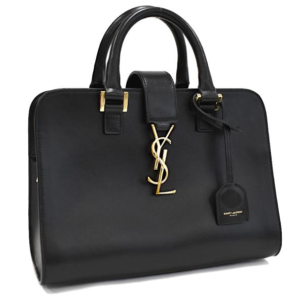 サンローラン ベイビーカバス ハンドバッグ 472466 レザー ブラック YSL SAINT LA...