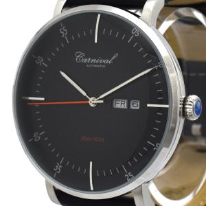 未使用品 カーニバル メンズ腕時計 ブラック CARNIVAL｜melcastcom