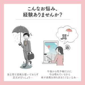 レインシューズカバー シューズカバー 雨用 ブ...の詳細画像1