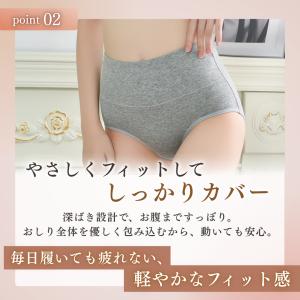 コットン ハイウエスト ショーツ 3枚セット ...の詳細画像3