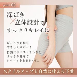 コットン ハイウエスト ショーツ 3枚セット ...の詳細画像4