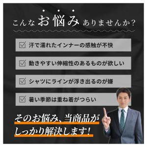 タンクトップ 3枚組 メンズ インナー 速乾 ...の詳細画像1