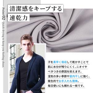 タンクトップ 3枚組 メンズ インナー 速乾 ...の詳細画像3