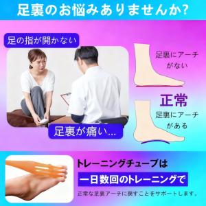 トレーニングチューブ 足指トレーニング ゴムバ...の詳細画像1