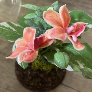 ボトルフラワー ガラスドーム 造花 花 インテ...の詳細画像4