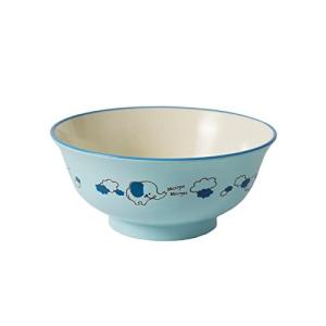 アサヒ興洋 子供用 どんぶり 麺丼 ぞう ブルー 電子レンジ対応 食洗機対応 日本製 セットで使える 子ども用 お子様用 もぐもぐシリーズ KD-205 1個入