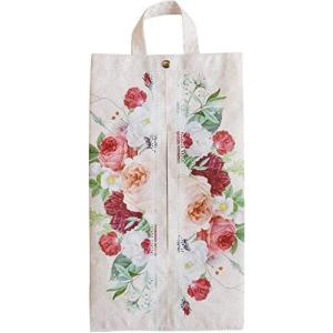 大西賢製販 Abeille ティッシュボックスカバー ガーデンローズ ピンク ATA-1003 約H340×W185mm