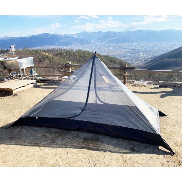 インナーテント トライアングル ソロ メッシュトライアングルインナーテント 約230×90×115c...