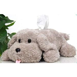 Somnus258 超かわいい ふわふわしい ティッシュボックス かわいい 犬 舌 ティッシュケース ぬいぐるみ 車 おもし